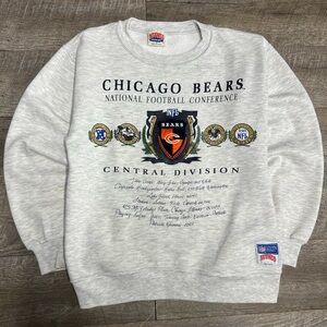 Vintage Chicago Bears Crewneck Sweater - Gray